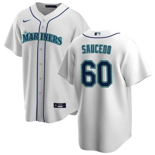 Tayler Saucedo Seattle Mariners Nike Youth Home Replica Jersey - White