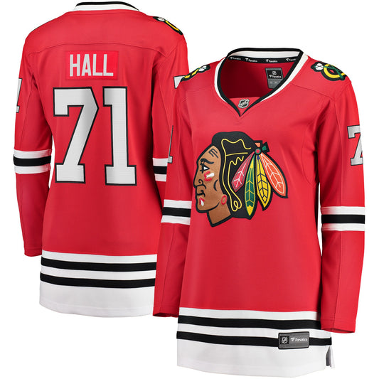 Taylor Hall Chicago Blackhawks Fanatics Branded Women's Home Breakaway Player Jersey - Red