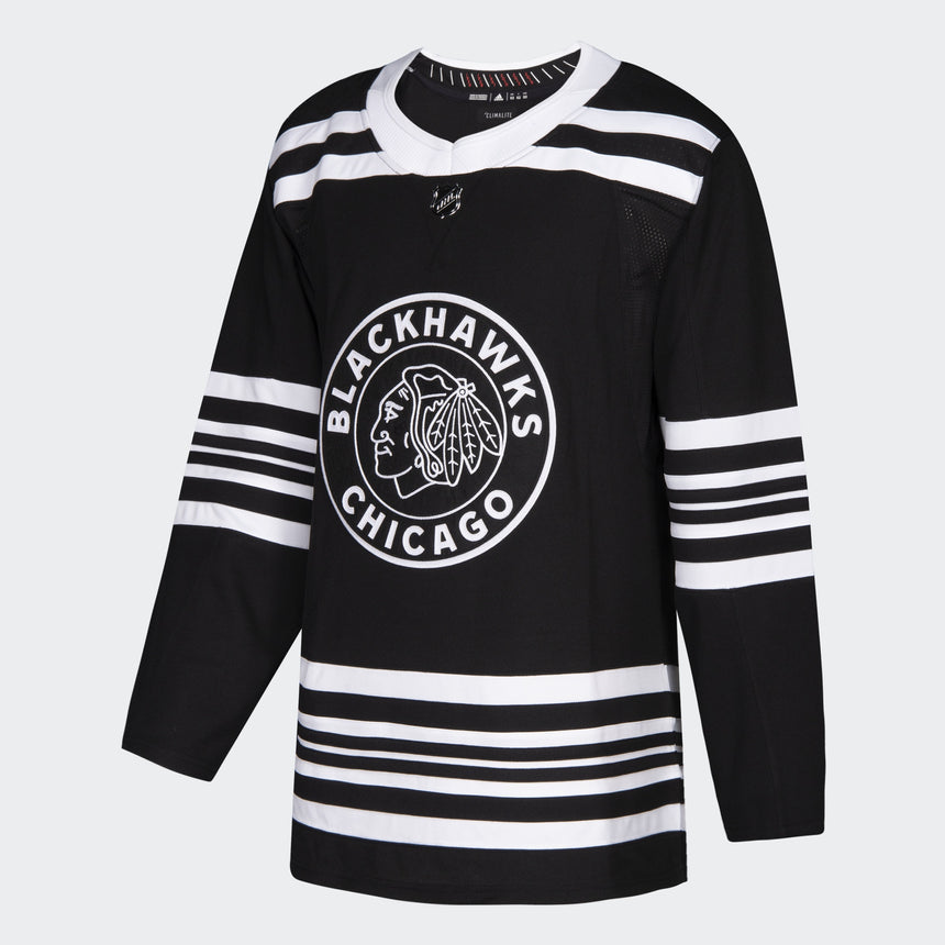 Men's Chicago Blackhawks Blank adidas Black Alternate 2019/20 Authentic Jersey