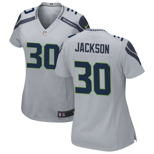 Michael Jackson Seattle Seahawks Nike Women's Alternate Game Jersey - Gray