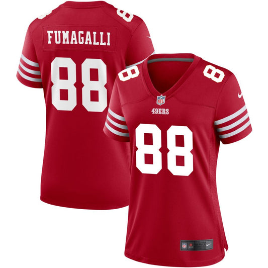 Troy Fumagalli San Francisco 49ers Nike Women's Game Jersey - Scarlet