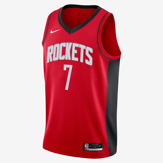 Rockets Icon Edition 2020 Nike NBA Swingman Jersey - University Red