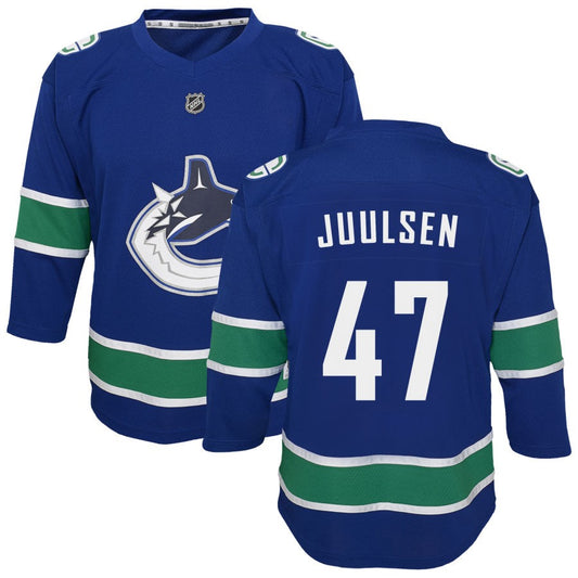 Noah Juulsen Vancouver Canucks Youth Replica Jersey - Blue