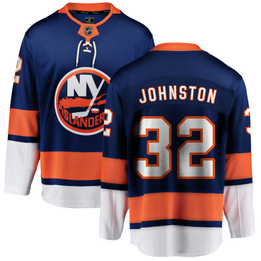 Ross Johnston New York Islanders Fanatics Branded Home Breakaway Jersey - Blue