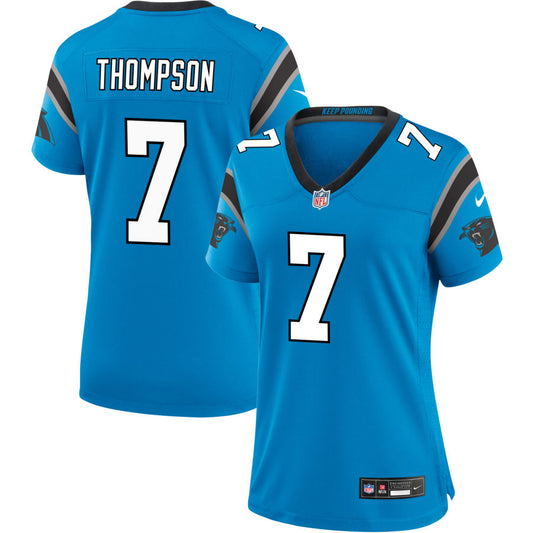 Shaq Thompson  Carolina Panthers Nike Women's Alternate Game Jersey - Blue