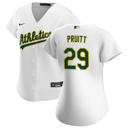 Austin Pruitt Oakland Athletics Nike Women's Home Replica Jersey - White