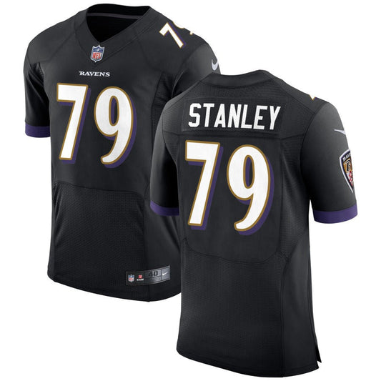 Ronnie Stanley Baltimore Ravens Nike Speed Machine Elite Jersey - Black