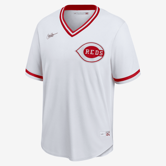 MLB Cincinnati Reds Men's Cooperstown Baseball Jersey - White