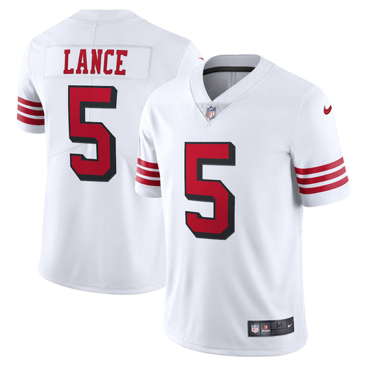 Youth San Francisco 49ers Trey Lance Vapor Jersey - White