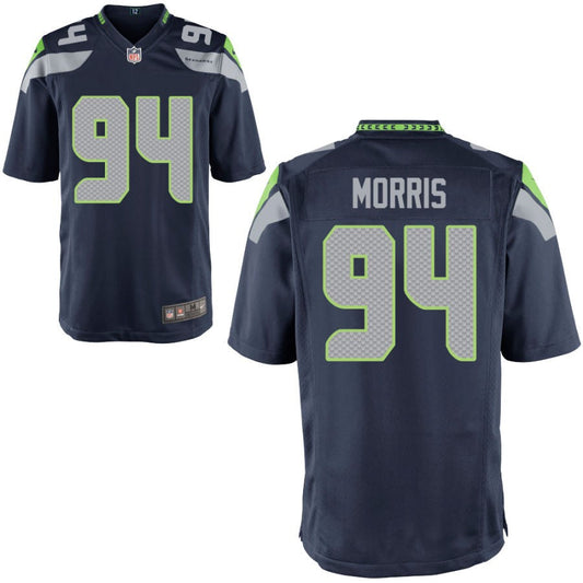 Mike Morris Seattle Seahawks Nike Youth Game Jersey - College Navy