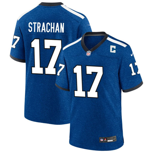 Mike Strachan  Indiana Nights Indianapolis Colts Nike Alternate Game Jersey - Blue