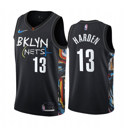 Men's Brooklyn Nets James Harden City Edition Jersey Black