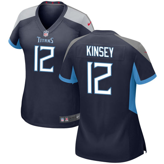 Mason Kinsey Tennessee Titans Nike Women's Game Jersey - Navy