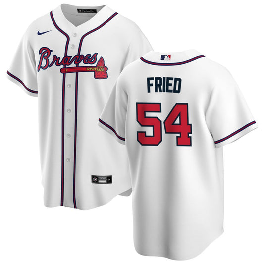 Max Fried Atlanta Braves Nike Home Replica Jersey - White