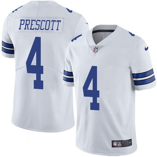 Men's Dallas Cowboys Dak Prescott Limited Player Jersey White