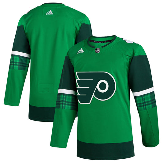 Philadelphia Flyers adidas 2023 St. Patrick's Day Primegreen Authentic Jersey - Kelly Green