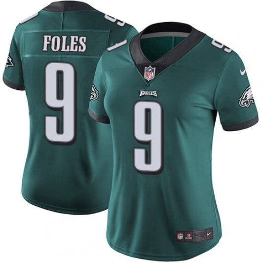 Women's Philadelphia Eagles Nick Foles Limited Player Jersey Midnight Green