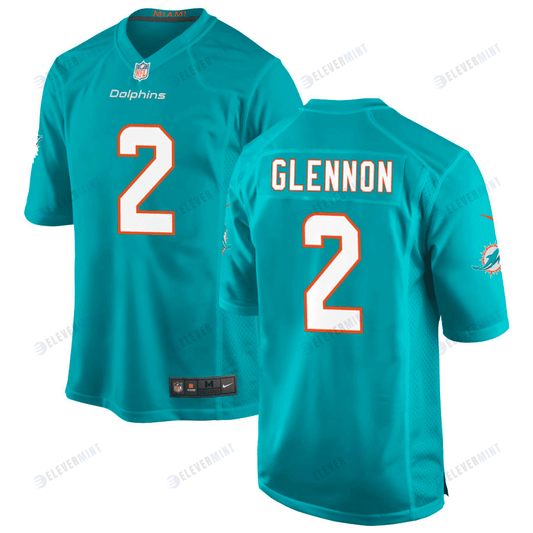 Mike Glennon 2 Miami Dolphins Men Aqua Game Jersey