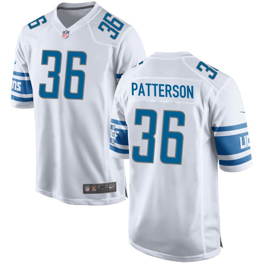 Riley Patterson Detroit Lions Nike Game Jersey - White