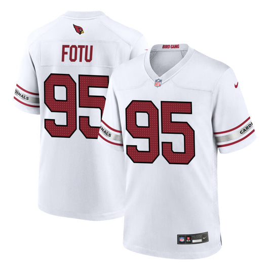 Leki Fotu Arizona Cardinals Nike Game Jersey - White