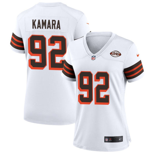 Sam Kamara Cleveland Browns Nike Women's 1946 Collection Alternate Jersey - White