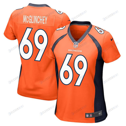 Mike McGlinchey 69 Denver Broncos Women Game Jersey - Orange