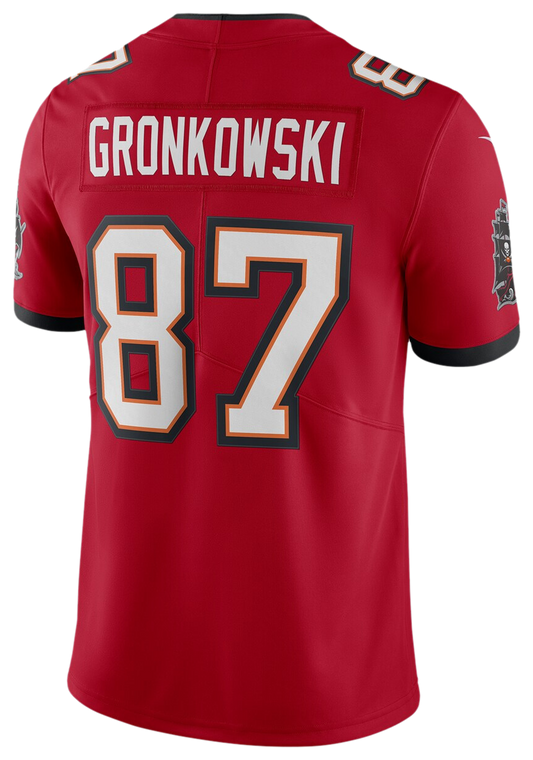 Men's Gronkowski Rob Nike Buccaneers Vapor Limited Jersey - Red