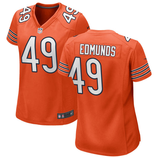 Tremaine Edmunds Chicago Bears Nike Women's Alternate Game Jersey - Orange