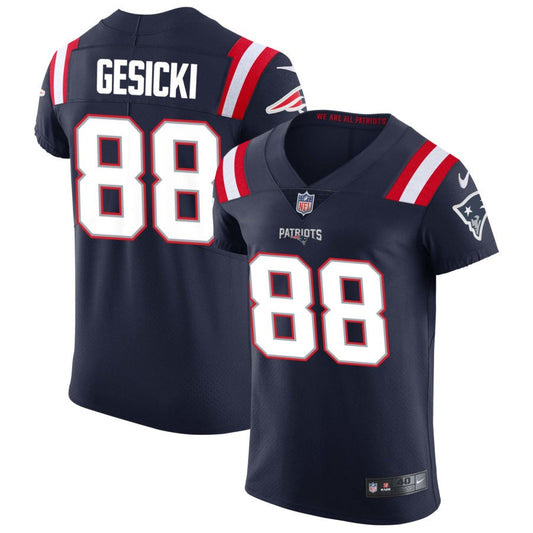 Mike Gesicki New England Patriots Nike Vapor Elite Jersey - Navy