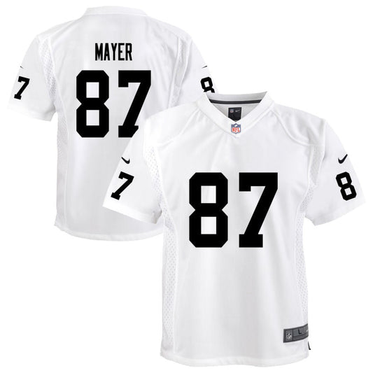 Michael Mayer Las Vegas Raiders Nike Youth Team Game Jersey - White