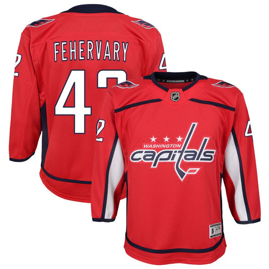 Martin Fehervary Washington Capitals Youth Home Premier Jersey - Red