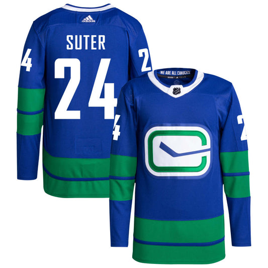 Pius Suter Vancouver Canucks adidas Primegreen Authentic Pro Jersey - Royal