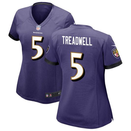 Laquon Treadwell Baltimore Ravens Nike Women's Game Jersey - Purple