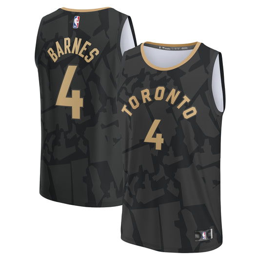 Scottie Barnes Toronto Raptors Fanatics Branded Youth 2022/23 Fastbreak Jersey - City Edition - Black