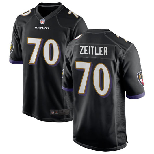 Kevin Zeitler Baltimore Ravens Nike Youth Game Jersey - Black