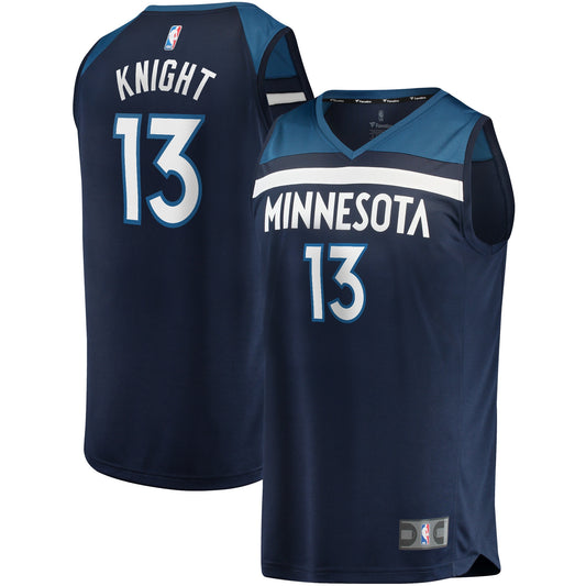 Nathan Knight Minnesota Timberwolves Fanatics Branded Youth 2021/22 Fast Break Replica Jersey - Icon Edition - Navy