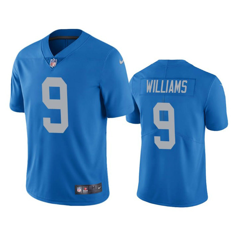 Men's Detroit Lions Jameson Williams Vapor Jersey - Blue