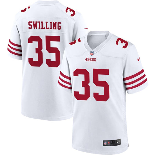 Tre Swilling San Francisco 49ers Nike Game Player Jersey - White