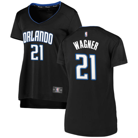 Moritz Wagner Orlando Magic Fanatics Branded Women's 2019 Fast Break Replica Jersey Black - Icon Edition