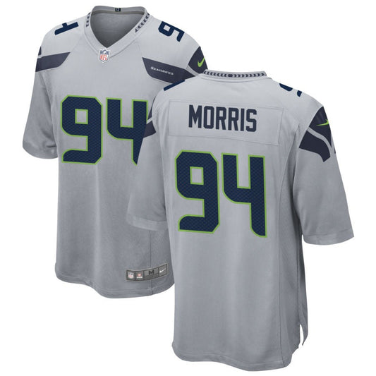 Mike Morris Seattle Seahawks Nike Alternate Game Jersey - Gray