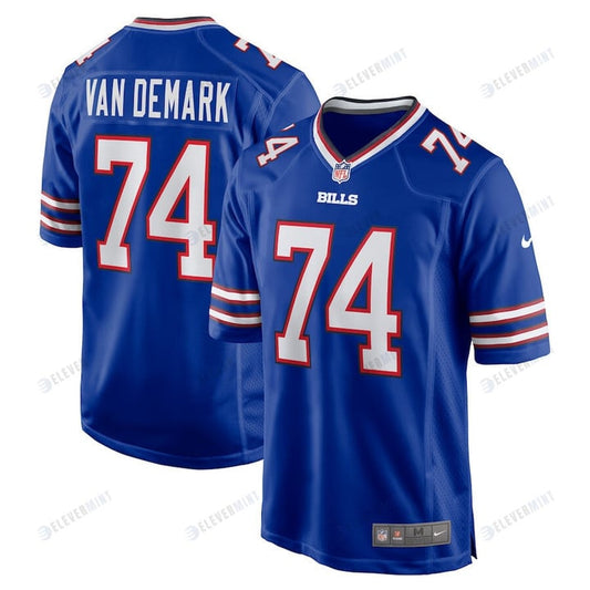 Ryan Van Demark Buffalo Bills Game Player Jersey - Royal