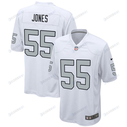 Las Vegas Raiders Chandler Jones 55 Alternate Game Jersey - White Jersey