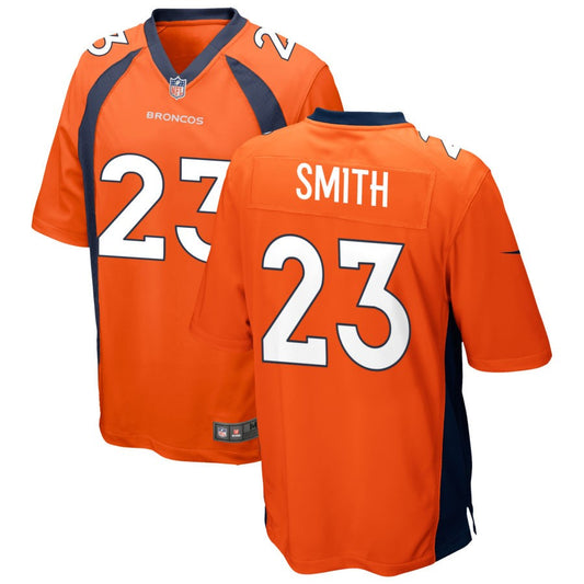 Tremon Smith Denver Broncos Nike Game Jersey - Orange