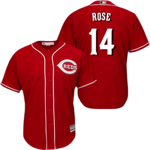 Men's Cincinnati Reds Pete Rose Replica Alternate Jersey - Red