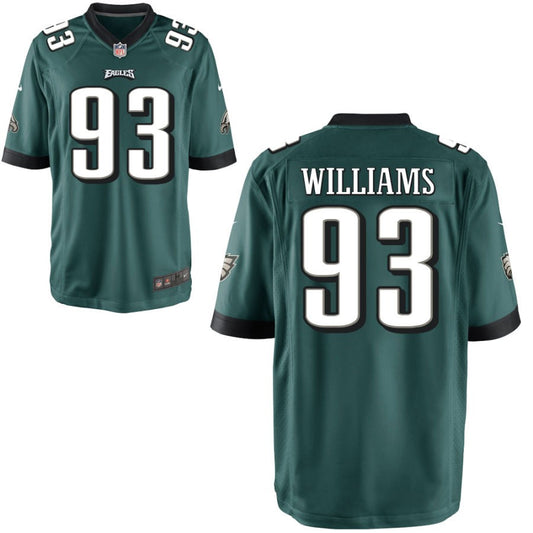 Milton Williams Philadelphia Eagles Nike Youth Game Jersey - Midnight Green