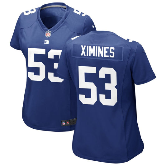 Oshane Ximines New York Giants Nike Women's Jersey - Royal