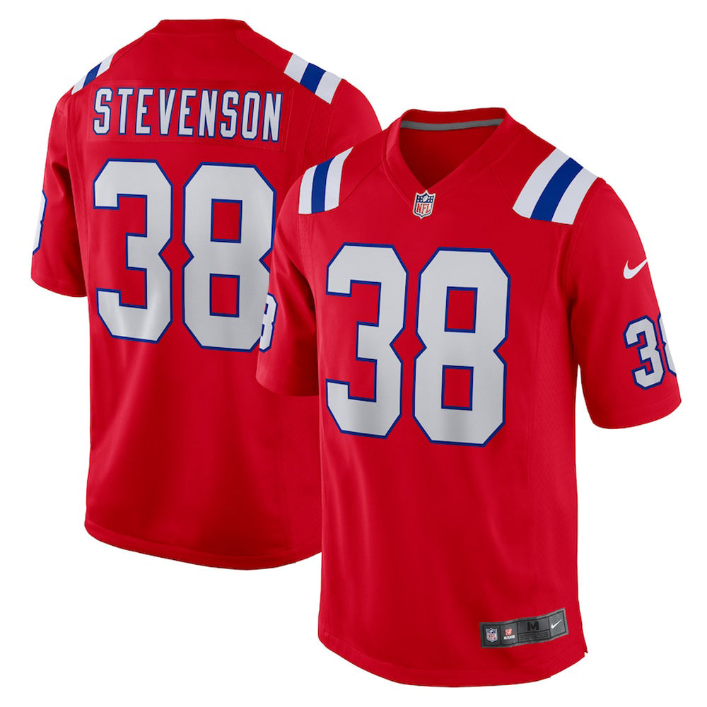 Men's New England Patriots Rhamondre Stevenson Game Jersey - Red