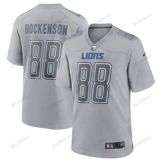 T.J. Hockenson Detroit Lions Atmosphere Fashion Game Jersey - Gray