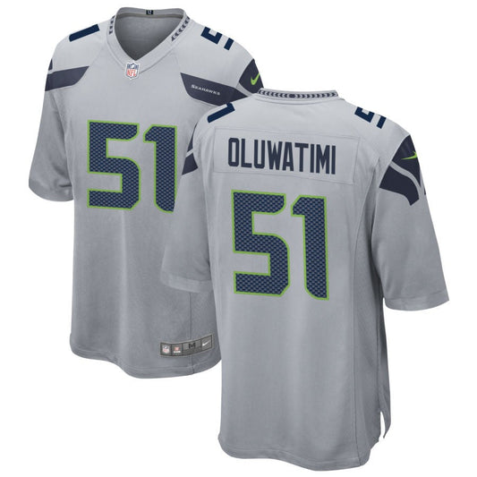 Olu Oluwatimi Seattle Seahawks Nike Youth Game Jersey - Gray