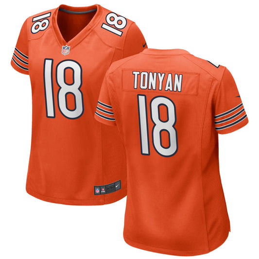 Robert Tonyan Chicago Bears Nike Women's Alternate Game Jersey - Orange